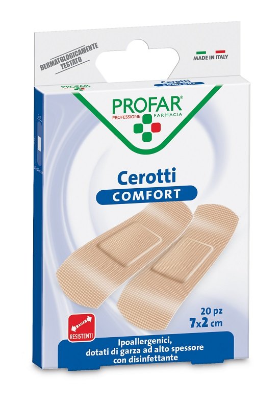 CEROTTO COMFORT MEDIA 7X2 CM 20 PEZZI PROFAR