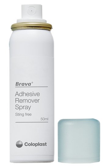 BRAVA SPRAY REMOVER PER DISTACCO DOLCE ADESIVI E DISPOSITIVI PER STOMIA 50 ML