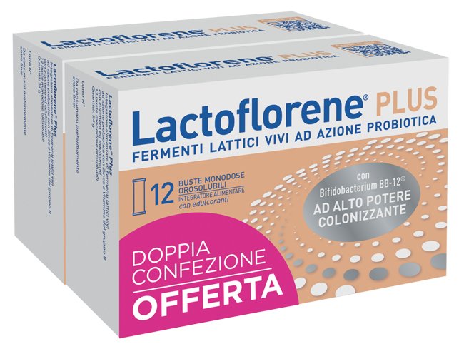 LACTOFLORENE PLUS BIPACK 12 BUSTINE 48 G