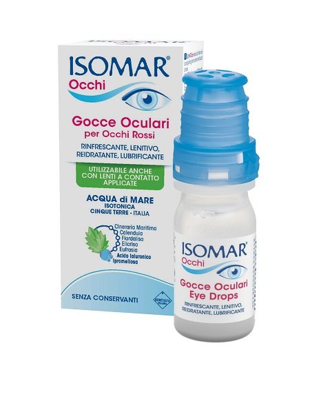 ISOMAR OCCHI GOCCE OCULARI ALL%27ACIDO IALURONICO 0,20% 10 ML SENZA CONSERVANTI