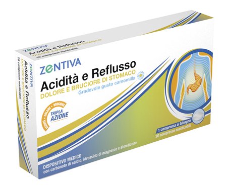 ZENTIVA ACIDITA%27 REFLUSSO 20 COMPRESSE MASTICABILI
