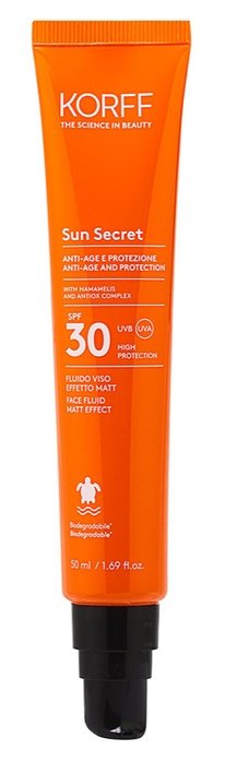 KORFF SUN SECRET FLUIDO VISO EFFETTO MATT SFP 30 50 ML