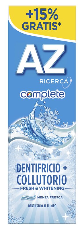 AZ COMPLETE DENTIFRICIO + COLLUTORIO WHITENING 75 ML