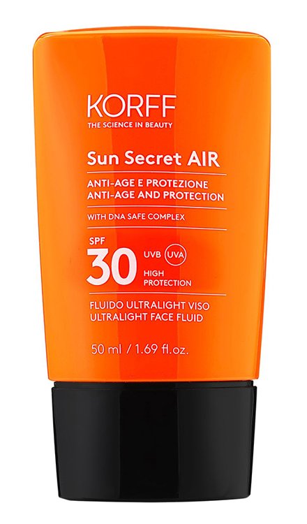 KORFF SUN SECRET AIR FLUIDO VISO SPF30 50 ML