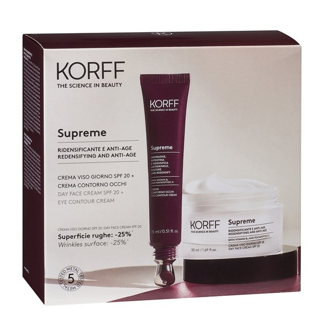 KORFF SKIN CARE SUPREME RR CREMA CONTORNO OCCHI 15 ML + CREMA GIORNO 50 ML