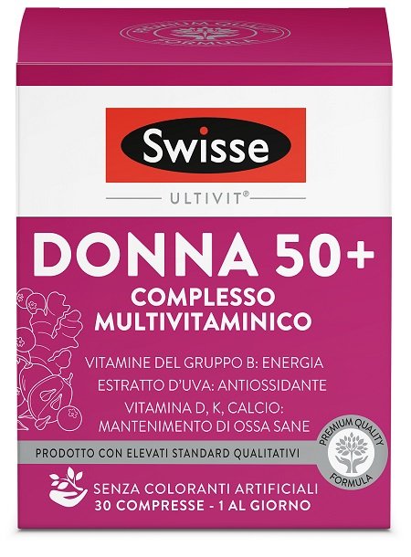 SWISSE MULTIVITAMINICO DONNA 50+ 30 COMPRESSE