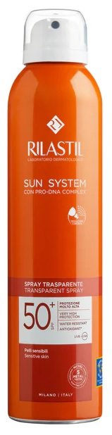 RILASTIL SUN SYSTEM TRASPARENT SPRAY SPF50+ 200 ML