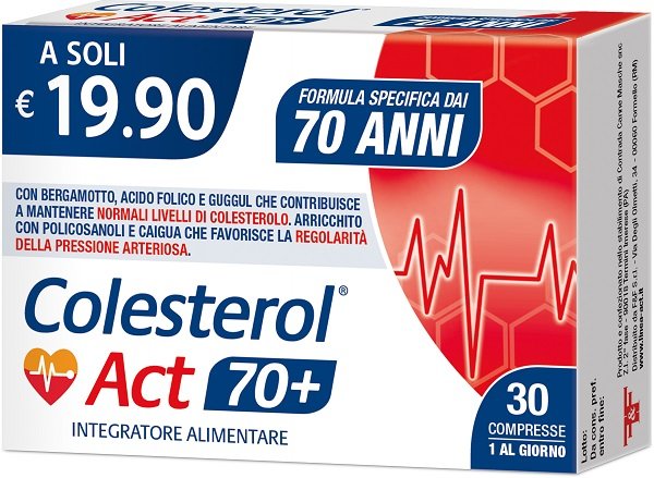 COLESTEROL ACT 70+ 30 COMPRESSE