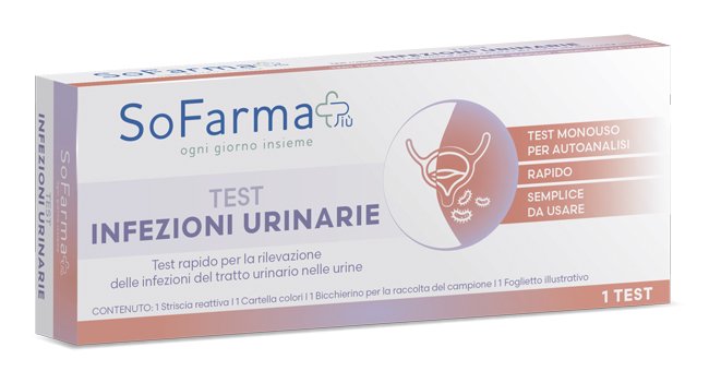 TEST AUTODIAGNOSTICO RAPIDO INFEZIONI URINARIE SOFARMAPIU%27