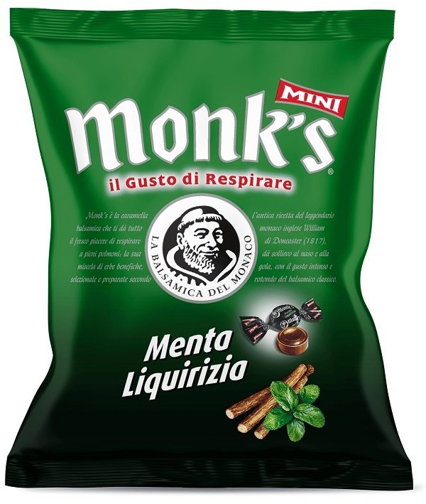 MONKS MINI MENTA E LIQUIRIZIA 80 G