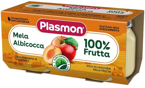 PLASMON OMOGENEIZZATO MELA ALBICOCCA 160 G