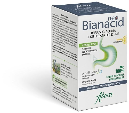 NEOBIANACID 45 COMPRESSE LIMONE