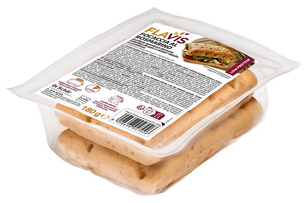 FLAVIS FOCACCIA ROSMARINO 2 PEZZI DA 90 G
