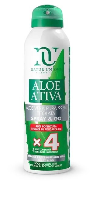SPRAY&GO ALOE POTENZIATA TITOLATA 4X 150 ML