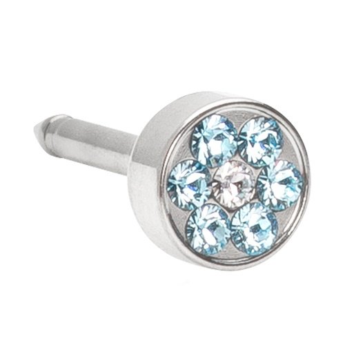 BLOMDAHL FORALOBO NT BRILLIANCE PLENARY 5 MM AQUAMARINE/CRYSTAL Z41