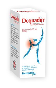 DEQUADIN 0,5% SOLUZIONE PER MUCOSA ORALE FLACONE 28 ML