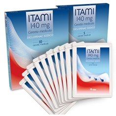 ITAMI 140 MG CEROTTO MEDICATO 140 MG CEROTTO MEDICATO 5 CEROTTI