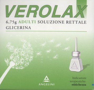 VEROLAX 9 G ADULTI SOLUZIONE RETTALE 6 CONTENITORI MONODOSE