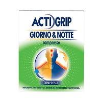 ACTIGRIP GIORNO & NOTTE COMPRESSE 500 MG + 60 MG COMPRESSE 12 COMPRESSE GIORNO + 500 MG + 25 MG COMPRESSE 4 COMPRESSE NOTTE