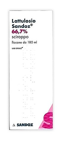 LATTULOSIO SANDOZ 66,7% SCIROPPO FLACONE DA 180 ML SCIROPPO FLACONE 180 ML