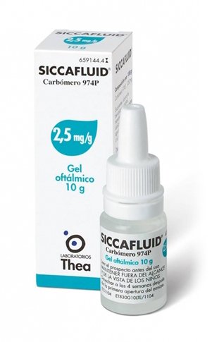 SICCAFLUID 2,5 MG/G GEL OFTALMICO 2,5 MG/G GEL OFTALMICO FLACONE DA 10 MG