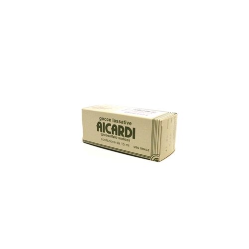 GOCCE LASSATIVE AICARDI 7,5 MG/ML GOCCE ORALI, SOLUZIONE GOCCE ORALI, SOLUZIONE FLACONE 15 ML