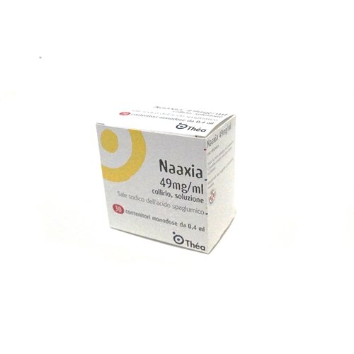 NAAXIA 49 MG/ML COLLIRIO SOLUZIONE - MONODOSE 49 MG/ML COLLIRIO, SOLUZIONE 30 CONTENITORI MONODOSE