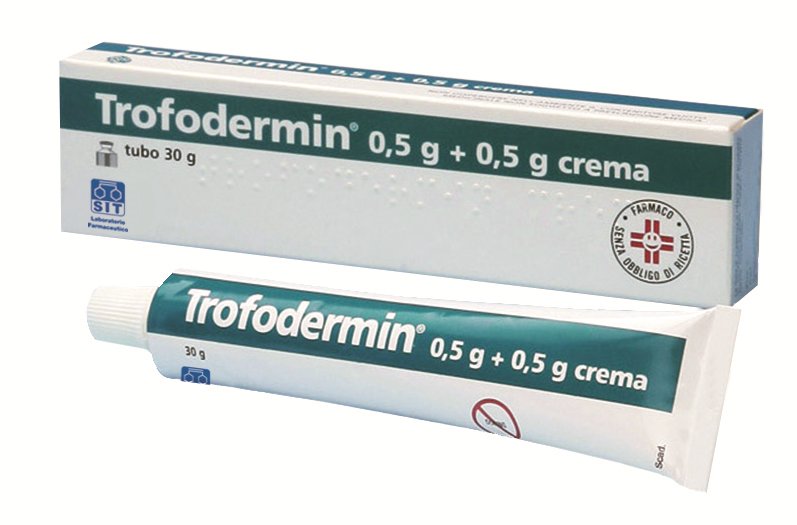 TROFODERMIN 0,5 G + 0,5 G CREMA TUBO 30 G
