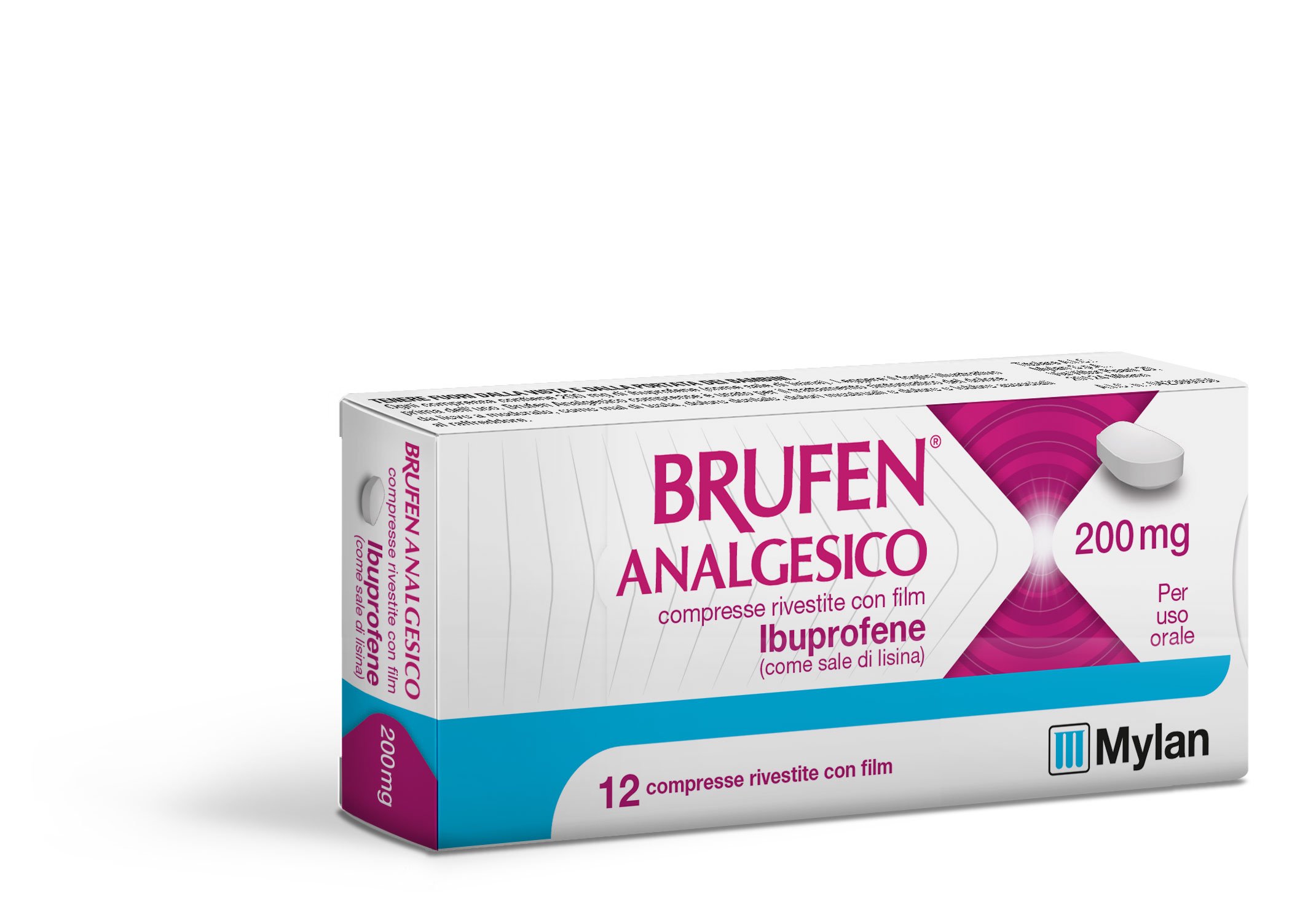 BRUFEN ANALGESICO COMPRESSE RIVESTITE CON FILM 200 MG COMPRESSE RIVESTITE CON FILM12 COMPRESSE IN BLISTER PVC/ACLAR/AL/VMCH