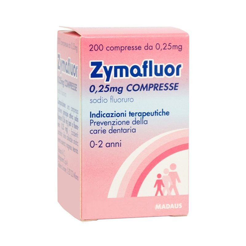 ZYMAFLUOR 0,25 MG COMPRESSE 200 COMPRESSE
