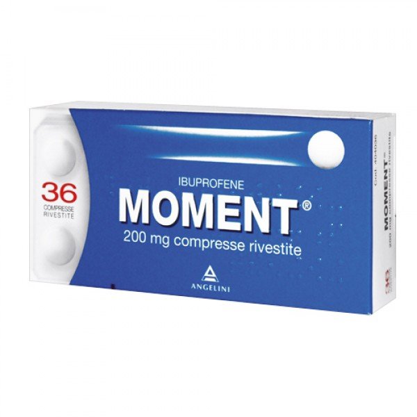 MOMENT 200 MG COMPRESSE RIVESTITE 200 MG COMPRESSE RIVESTITE 36 COMPRESSE