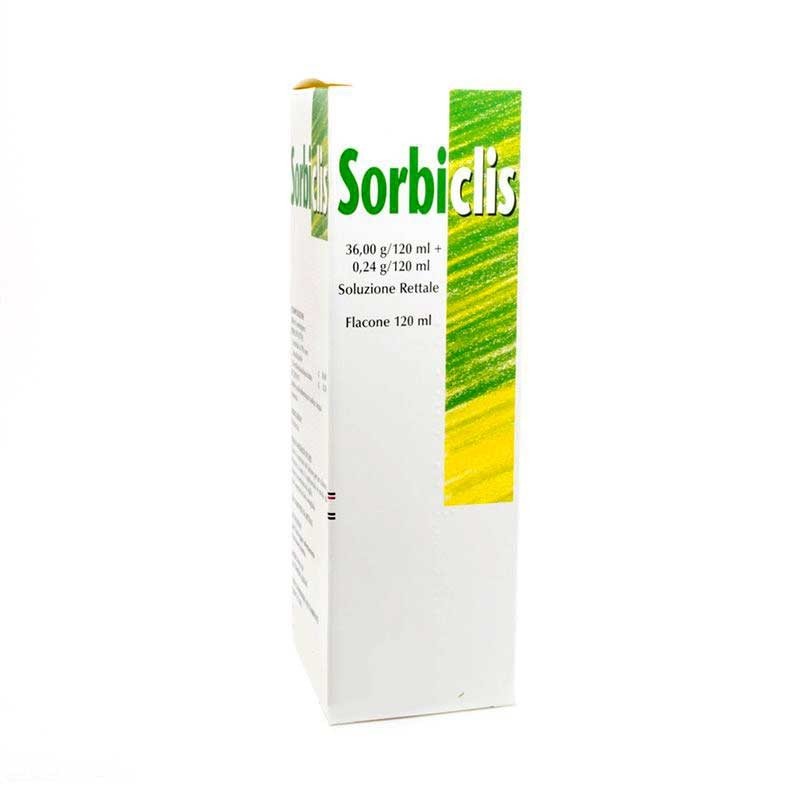 SORBICLIS ADULTI 36,00 G + 0,24 G SOLUZIONE RETTALE 1 FLACONE DA 120 ML