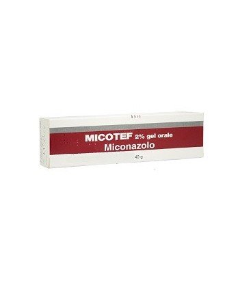 MICOTEF 2% GEL ORALE 2% GEL ORALE 1 TUBO DA 40 G