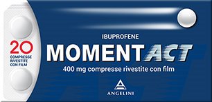 MOMENTACT 400 MG COMPRESSE RIVESTITE CON FILM 400 MG COMPRESSE RIVESTITE CON FILM 20 COMPRESSE IN BLISTER IN PVC/PVDC/AL