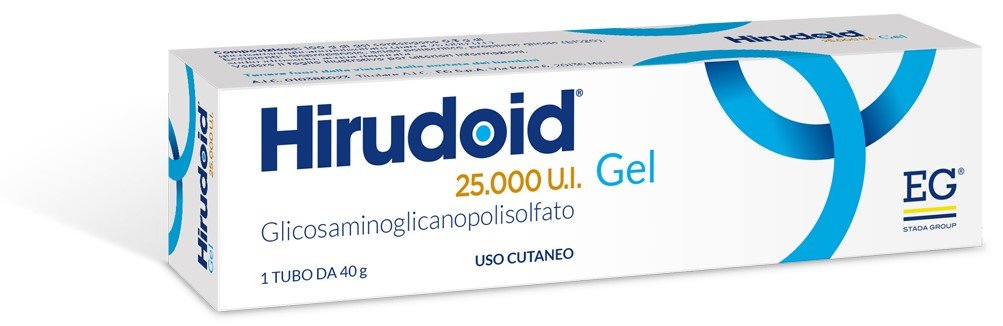 HIRUDOID 25.000 U.I. 25.000 UI GEL TUBO 40 G