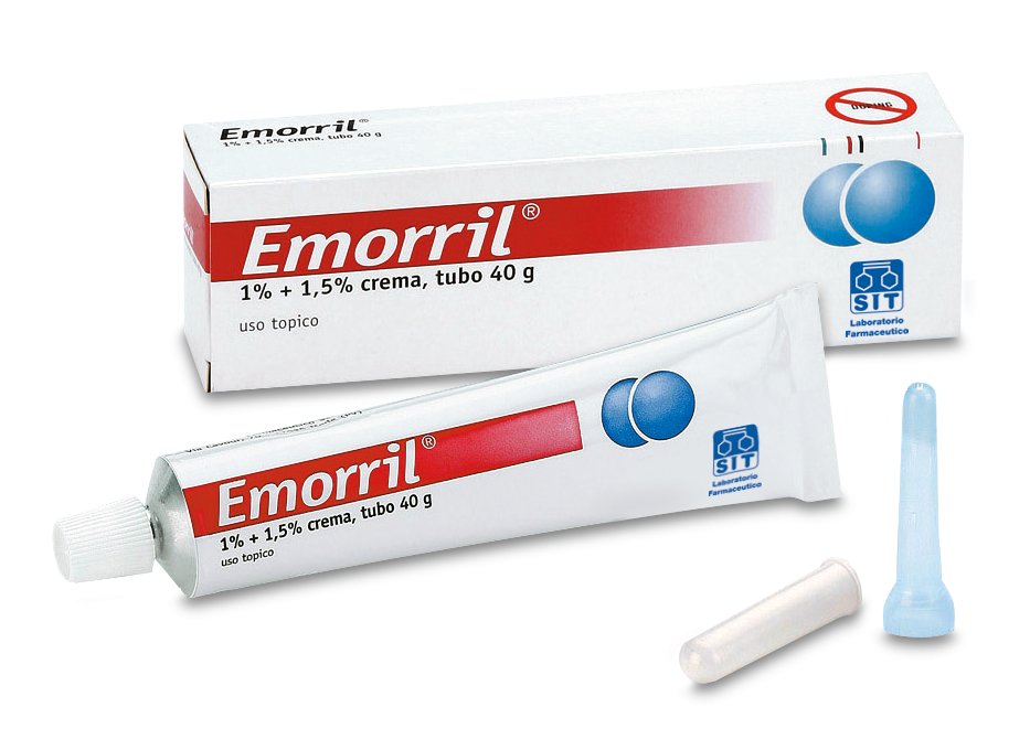 EMORRIL 10 MG/G + 15 MG/G CREMA RETTALE 1% + 1,5% CREMA TUBO 40 G