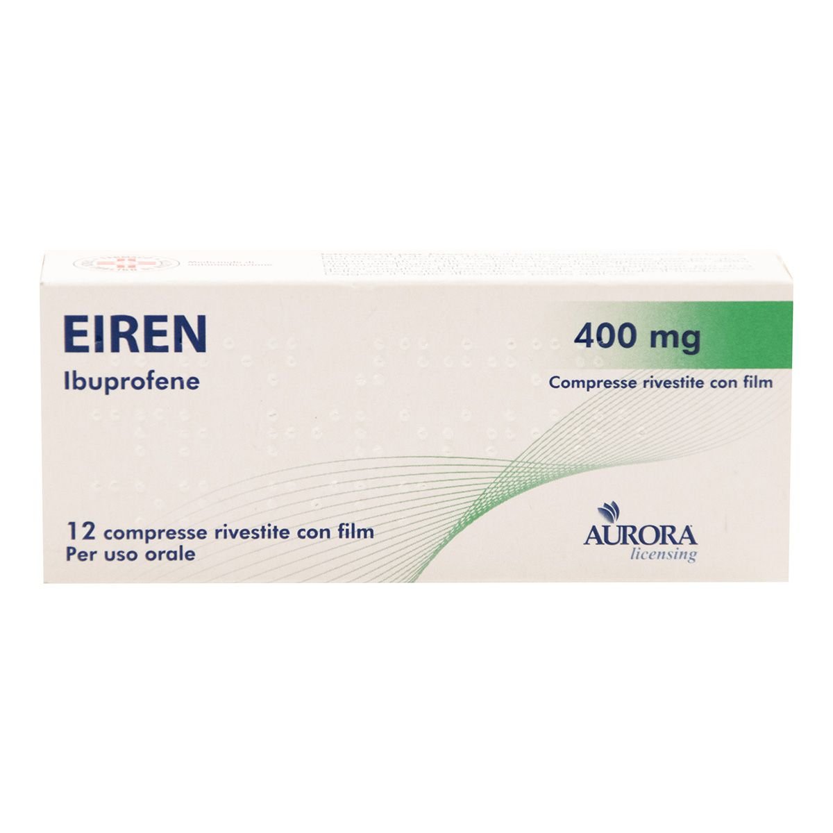 EIREN 400 MG COMPRESSE RIVESTITE CON FILM 400 MG COMPRESSE RIVESTITE CON FILM 12 COMPRESSE IN BLISTER PVC/AL