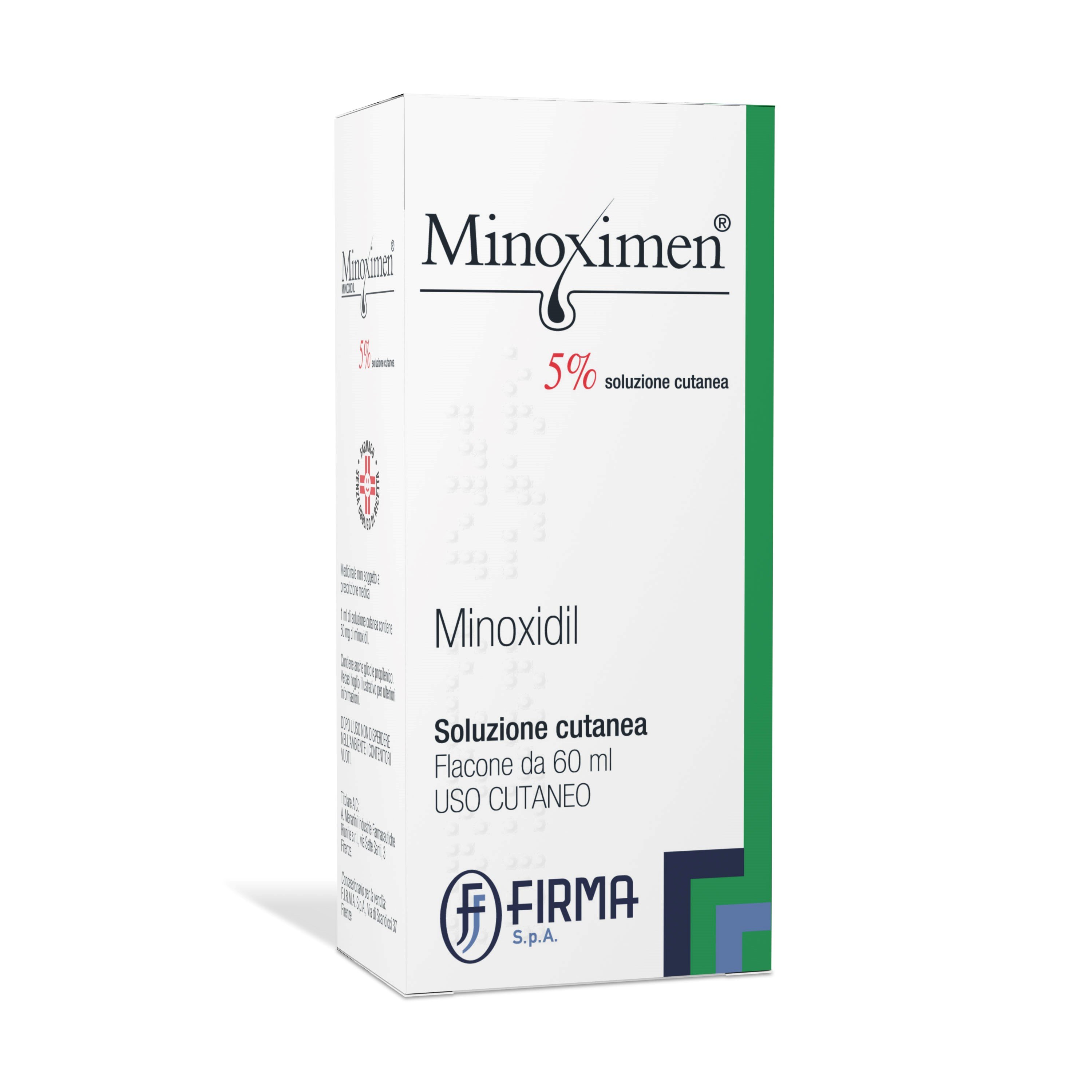 MINOXIMEN 5% SOLUZIONE CUTANEA 5% SOLUZIONE CUTANEA FLACONE 60 ML