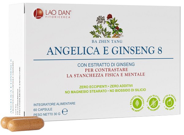 ANGELICA E GINSENG 8 60 COMPRESSE