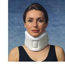 COLLARE CERVICALE IN GOMMAPIUMA CERVICOL COLORE BLU DA 6CM TAGLIA LARGE