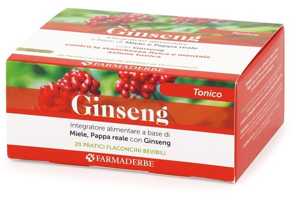 FIALE GINSENG 20 FLACONCINI 10 ML