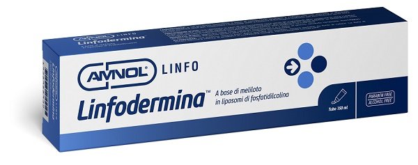LINFODERMINA TUBO CONTIENE CUMARINA,MELILOTO,LIPOSOMI IN FOSFATIDILCOLINA PER FLEBOLOGIA E LINFOLOGIA
