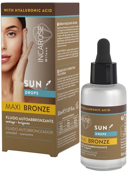 INCAROSE MAXI BRONZE SUN DROPS FLUIDO AUTOABBRONZANTE 30 ML
