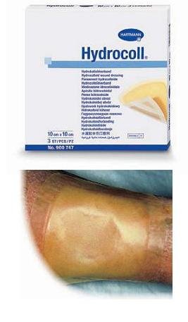 MEDICAZIONE IDROCOLLOIDALE HYDROCOLL 5X5CM 10 PEZZI