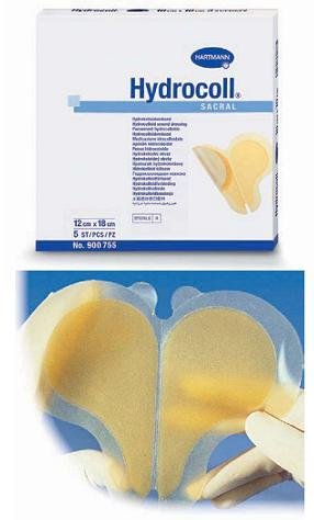 MEDICAZIONE CON IDROCOLLOIDI HYDROCOLL SACRAL 12X18CM 5 PEZZI