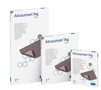 MEDICAZIONE CON ARGENTO ATRAUMAN AG 10X10CM 10 PEZZI