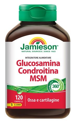 JAMIESON GLUCOSAMINA CONDROITINA MSM 120 COMPRESSE