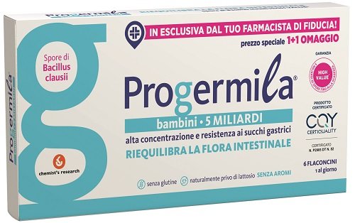 PROGERMILA BAMBINI 5 MILIARDI 6 FLACONCINI 10 ML