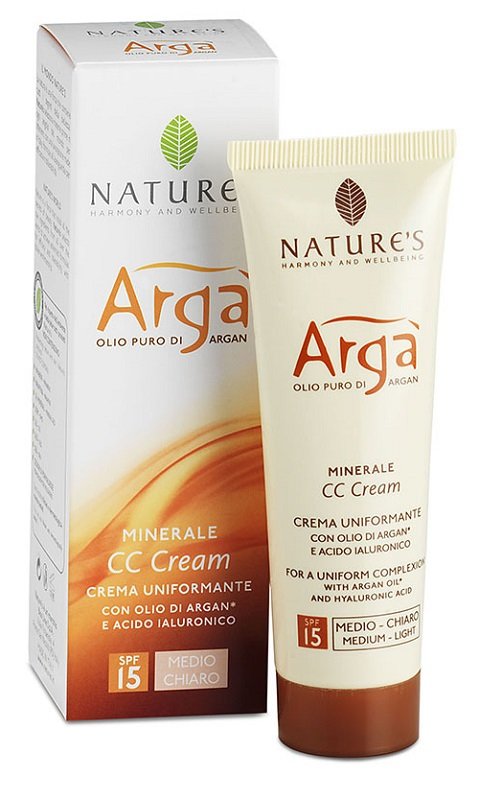 ARGA%27 CC CREAM VISO MEDIO CHIARA 50 ML NATURE%27S