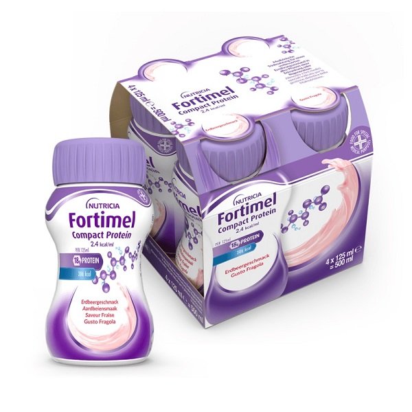 FORTIMEL COMPACT PROTEIN FRAGOLA 4 BOTTIGLIE 125 ML